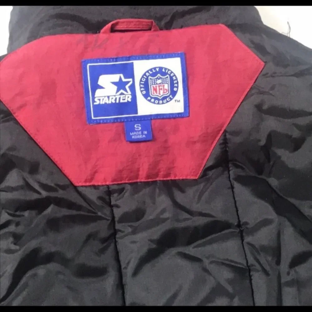 VTG, 90s San Francisco 49 ers NFl Starter Junior Parka Pullover Jacket Size S